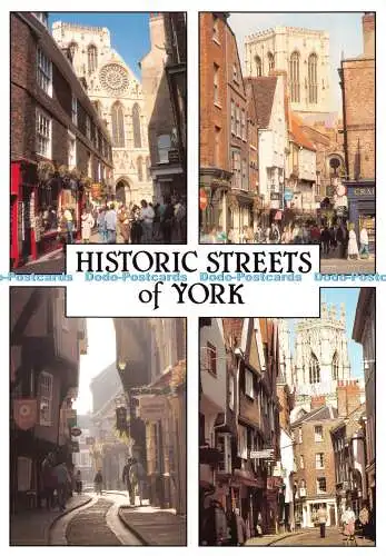 D091588 Historische Straßen von York. Münstertore. Stonegate. The Shambles. Brymon