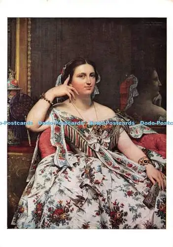 D094883 Nationalgalerie. Madame Moitessier sitzend. Karten-Nr. 1302. Ingres. Jeans