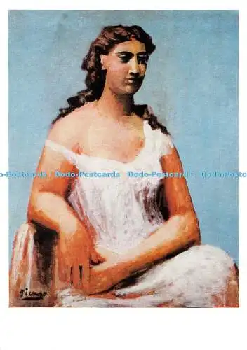 D094902 Tate Gallery. Sitzende Frau im Negligee. Henry Stone. Pablo Picasso. 192