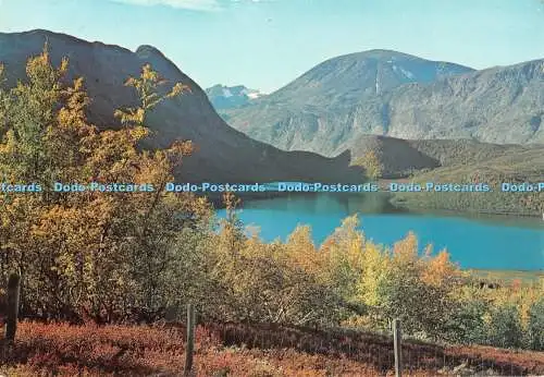 D093169 Norwegen. Blick vom Unteren Leirungensee Richtung der Berge von J