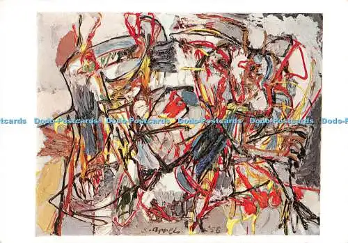 D095011 Tate Gallery. Amouröser Tanz. Karel Appel. Fine Art Graveure