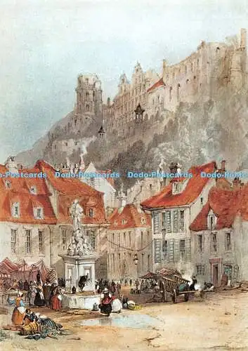 D091780 Heidelberg. Stadt der Geschichte. Wissenschaft und Kunst. Der Kornmarkt