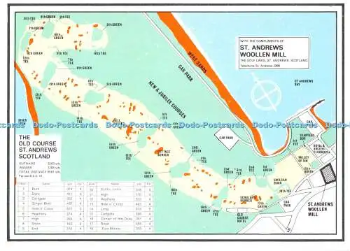 D093283 The Old Course St. Andrews Schottland. St. Andrews Wollmühle. Wander Int