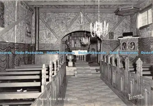 D092086 Innenrahmen Roldal Kirke. N. Loyning