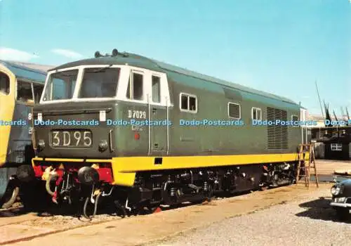 D093735 Nr. 7029. Hymek-Klasse in restauriertem Zustand bei Swindon Works. Dent Design