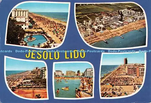 D095563 Jesolo Lido. JES 473 Ed. Mag.ni Favalli. GM. 1977. Multi View