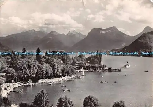 D095570 1544. Lac dAnnecy. Talloires. Massif des Bauges. Gil. 1956