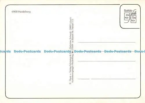 D093888 Gruss aus Heidelberg. Kornmarkt. Herst. u. Verlag Schoning. Gebruder Sch