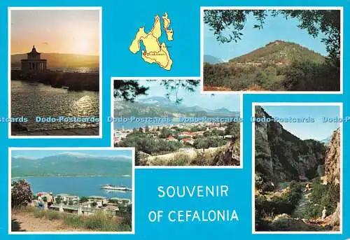 D095663 Andenken an Cefalonia. 32. Insel Kefalonia. Souvenir. G. Loucatos. Mul