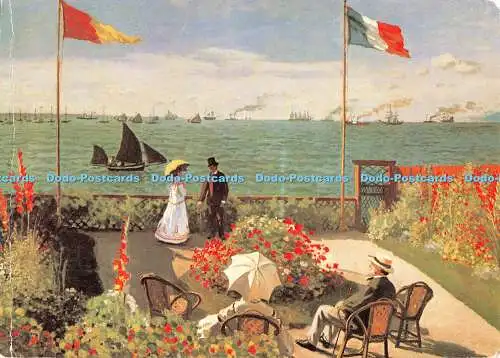 D094085 Claude Monet. Terrasse am Meer. Sainte Adresse. 1866. Magna Bücher. 200