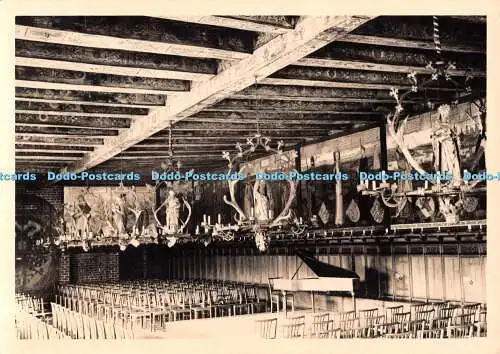 D095847 Voigt Elmshorn. Lüneburg. Rathaus. Furstensaal. Leuchter m.Weih. Agfa