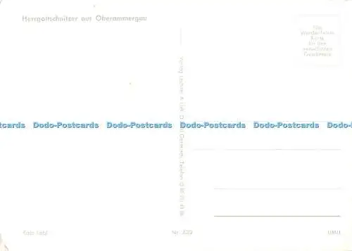 D094128 Herrgottschnitzer aus Oberammergau. Lechner und Lidl. Lobl. Nr. 2032