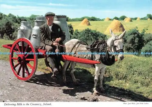 D095909 Lieferung von Milch an Milchkännchen. Irland. John Willis. Hinde