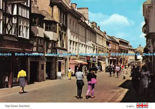 D096131 Stamford. High Street. E. T. W. Dennis. Fotofarbe. A. A. Catlin. 1986