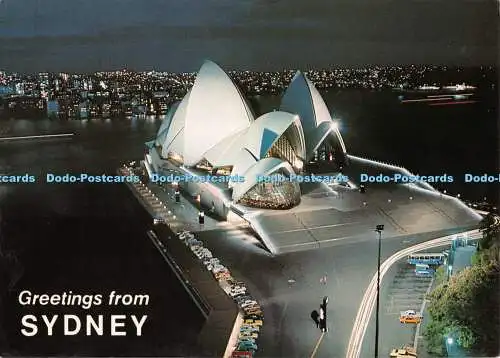 D096295 Grüße aus Sydney. The Sydney Opera House. auf Bennelong Point