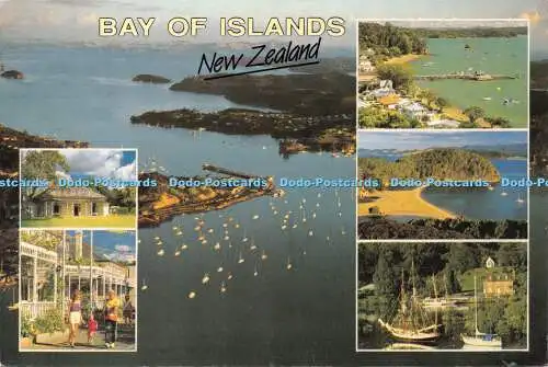 D096380 Neuseeland. Bay of Islands. Vertragshaus. Waitangi. Russell. Bildlich