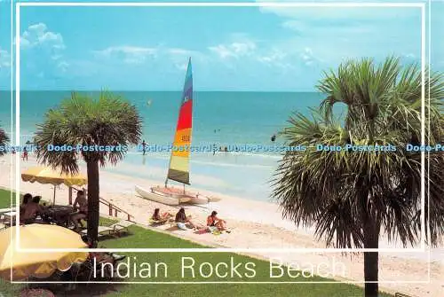 D096386 Florida. Indian Rocks Beach. Ein tolles Familienurlaubsgebiet. Entlang des Spa
