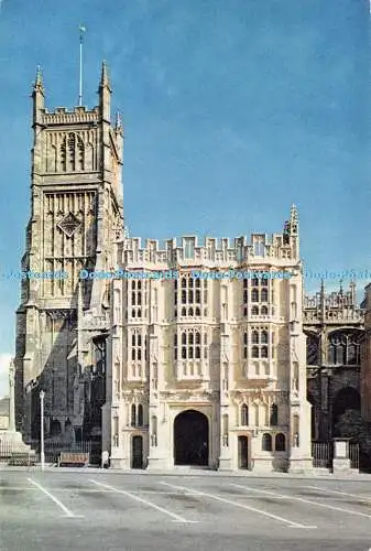 D098344 Cirencester Kirche. Die Südveranda und der Turm. J. Arthur Dixon