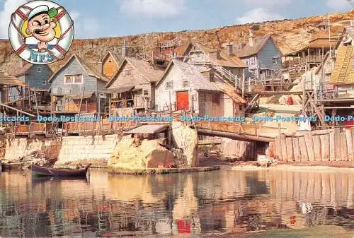 D096427 Sweethaven. das Popeye Village in Anchor Bay. Malta. Mediterraner Film