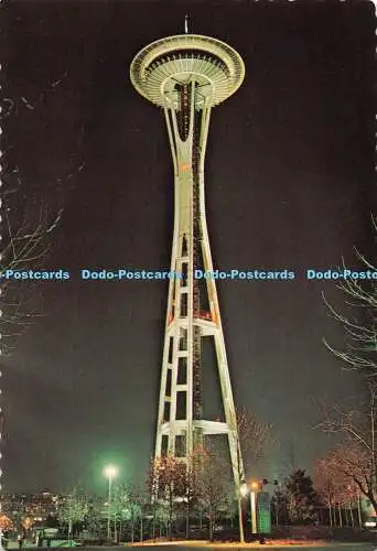 D098490 Space Needle. Seattle. Washington bei Nacht. Clifford B. Ellis. Dexter Pr