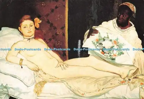D096560 Olympia. Edouard Manet. AKG London. Musee d Orsay. Erich Lessing. Anness