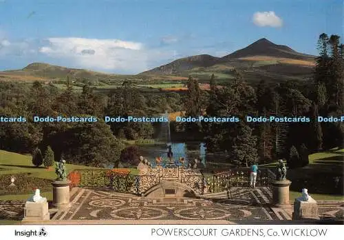 D096658 Powerscourt Gardens. Co. Wicklow. Einblickkarten. Peter Zoller