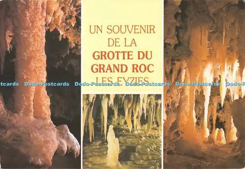 D098610 Un Souvenir de la Grotte du Grand Roc Les Eyzies. Dordogne. Grotte du Gr