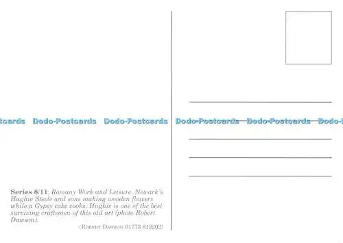 D096737 Romany Arbeit und Freizeit. Newark Hughie Steele and Sons Herstellung von Holzflo