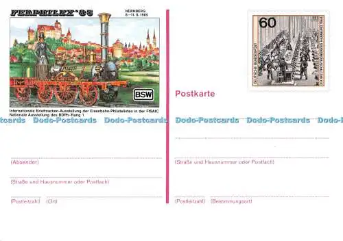 D096779 Nürnberg. Ferphilex. Internationale Briefmarken Ausstellung der Eisenbah