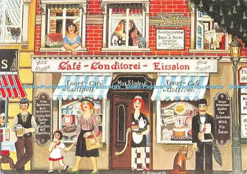 D098897 Aber Bitte Mit Sahne. Konditorei um die Ecke von Klaus Burandt. G