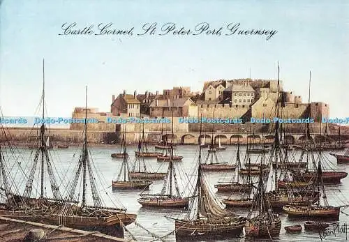 D096958 Guernsey. Castle Cornet. St. Peter Port. Bilder. Brandungsgravur. Kevin