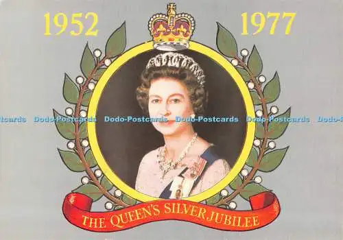 D098958 The Queens Silver Jubilee. The Postcard Association of Great Britain. Ca