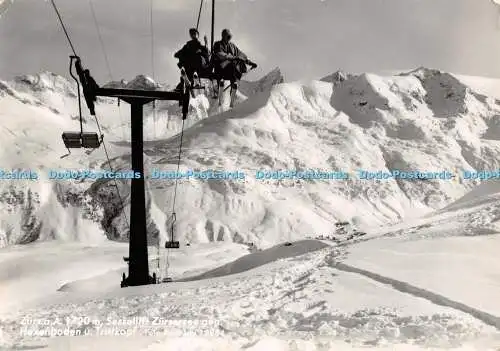 D097048 Zurs a. A. Sessellift Zursersee geg. Hexenboden u. Trittkopf. Risch Lau