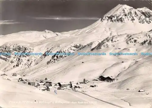 D097049 Zurs a. A mit Rufikopf u. Rufisspitze. Risch Lau. 12870. Perutz