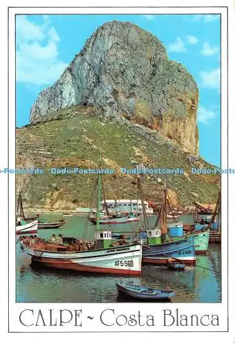 D099023 Calpe. Costa Blanca. Alicante. Penon de Ifach und Port. Postales Hnos. G