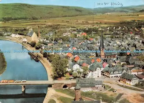 D100448 Holzminden. Weser. Luftbild. Agfacolor. Cramers. 1981