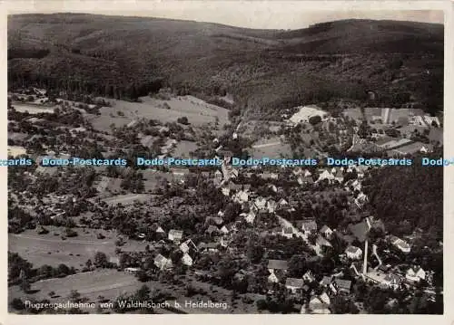 D097166 Flugzeugaufnahme von Waldhilsbach b. Heidelberg. Philipp Gaul. Gasthof Z