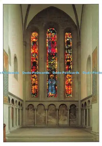 D099182 Schweiz. Grossmünster Zürich. Hochchor Anfangs. Beringer und Pampalu