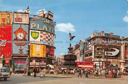 D097237 Piccadilly Circus. London. Serie Naturfarben. Fotografischer Gruß