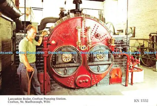 D097287 Lancashire Boiler. Crofton Pumpstation. Crofton. Nr. Marlborough. Wi