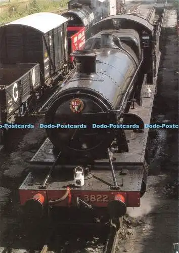 D099247 Schwerlast 2. 8. 0. Lok Nr. 3822. Gesehen hier vom Coaling Sta