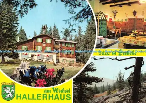 D102465 Hallerhaus am Wechsel. Schutzhütte. Seehöhe. Repro Stohl. Multi View