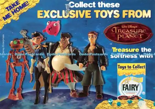 D097449 Sammeln Sie diese exklusiven Spielzeuge von Treasure Planet. Disney Enterprises. B