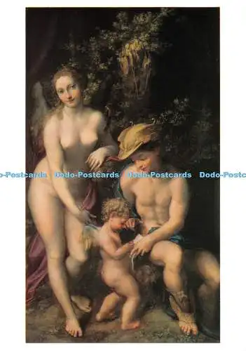 D097508 National Gallery. Merkur belehrt Amor vor Venus. Schule der Liebe