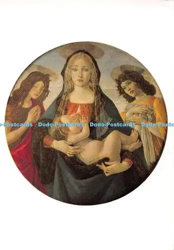D097523 Nationalgalerie. Tondo. Die Jungfrau und das Kind mit Johannes und einem Engel.