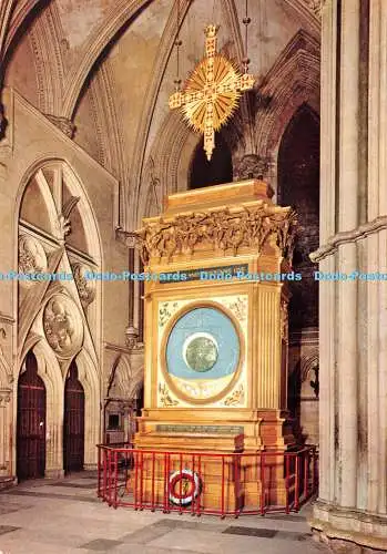 D099470 York Minster. Das Denkmal der astronomischen Uhr. Topische Presse. Pitkin Pic