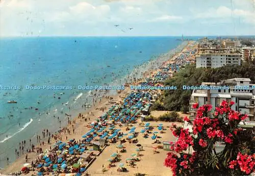 D102567 Lido di Jesolo. Strand. S.A.R. Kodak Ektachrome. G. Favalli. 1973