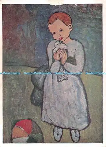 D099487 Kind mit Taube. Pablo Picasso. Kollektion Lady Aberconway. Die Pallas