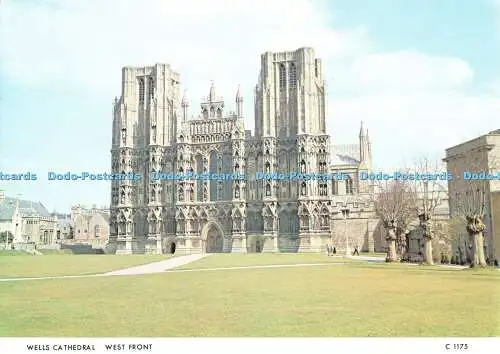 D102598 Wells Cathedral. Westfront. C1175. Richter