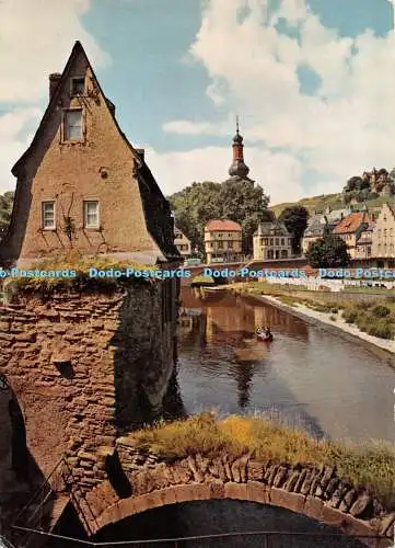 D099541 Bad Kreuznach. Am Mühlenteich. Gebr. Metz. Tübingen. Agfacolor